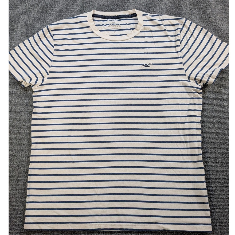 Hollister Striped T-Shirt Women Medium